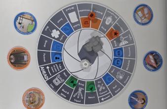 Monopoly game on personal photography data
